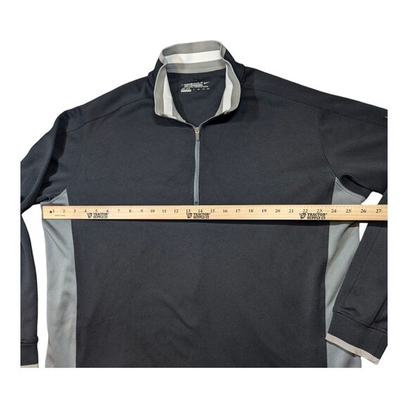 NIKE Golf Tour Performance Dri-Fit 1/4 Zip Pullover Men’s Black Grey Size XXL - Picture 4 of 5